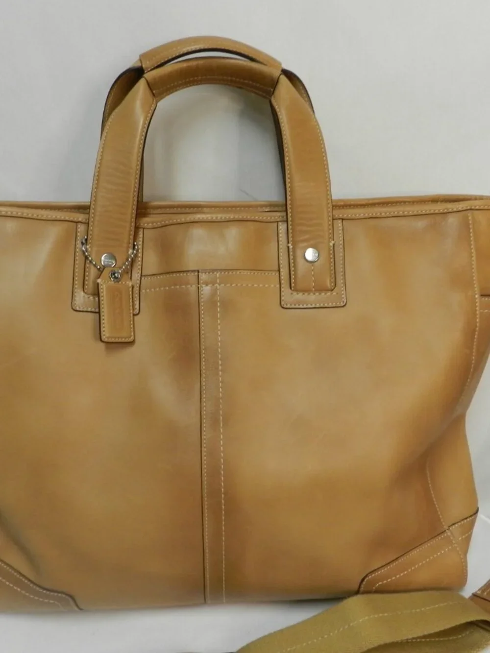 Coach Y2K Legacy Transatlantic Business Leather Tote Briefcase Bag large F70103
